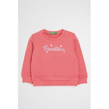 Bluza sport cu decolteu la baza gatului