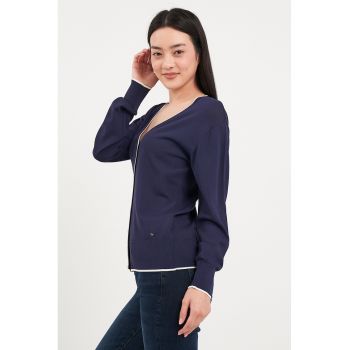 Cardigan cu decolteu in V