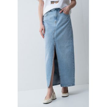 Fusta lunga din denim