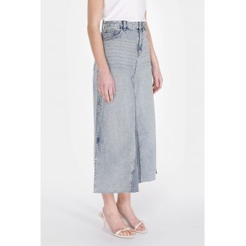 Fusta midi din denim