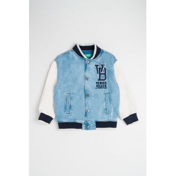 Jacheta bomber din denim