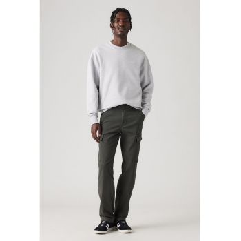 Pantaloni cargo cu talie medie