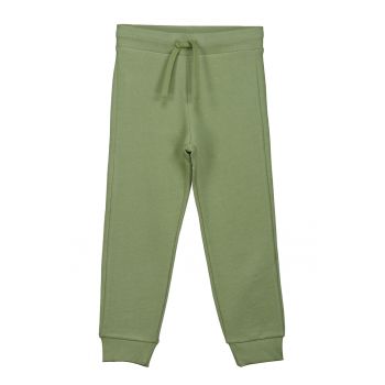 Pantaloni de trening din bumbac cu buzunar pe partea din spate