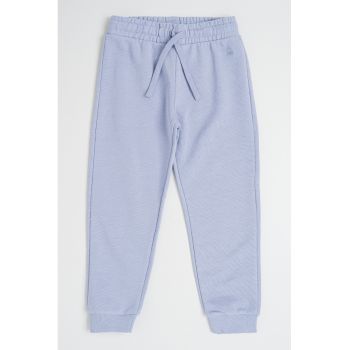 Pantaloni de trening din bumbac cu snur in talie