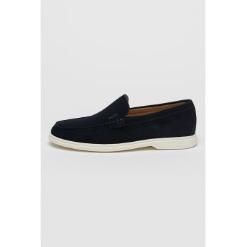 Pantofi loafer de piele intoarsa Sienne