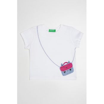 Tricou cu aplicatii stralucitoare