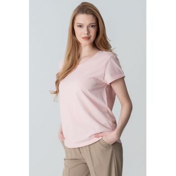 Tricou cu decolteu rotund