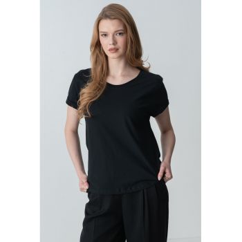 Tricou cu decolteu rotund