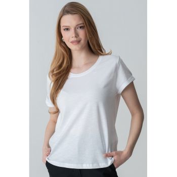 Tricou cu decolteu rotund