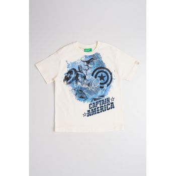 Tricou cu imprimeu cu desene