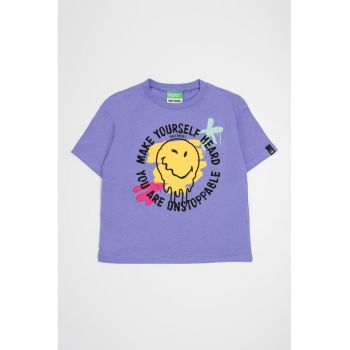 Tricou de bumbac cu imprimeu