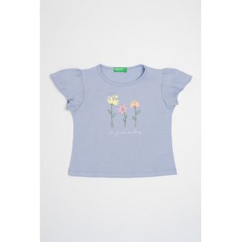 Tricou de bumbac cu imprimeu grafic