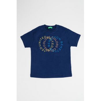 Tricou de bumbac cu imprimeu logo