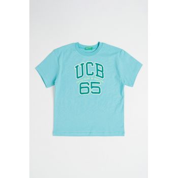 Tricou de bumbac cu imprimeu logo