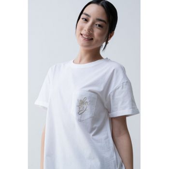 Tricou din bumbac cu logo