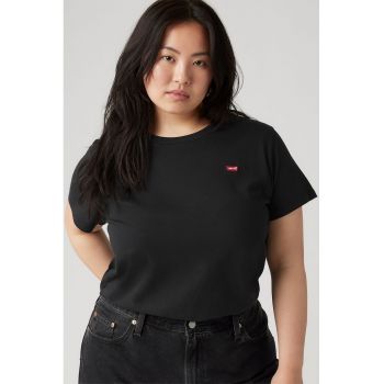 Tricou din bumbac cu logo discret