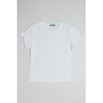 Tricou uni de bumbac