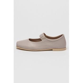Balerini Mary Jane de piele