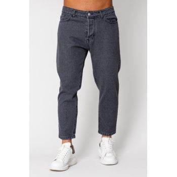 Blugi lungi din denim Regular Light Black 15762 de firma originali