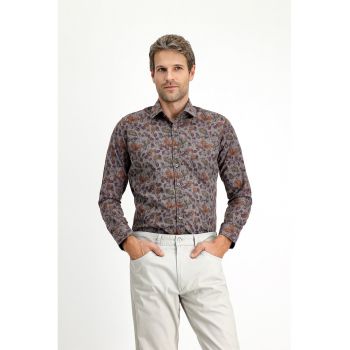Camasa cu maneci lungi si model floral