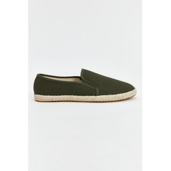 Espadrile textile cu talpa plata