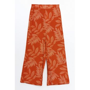 Pantaloni ampli cu model