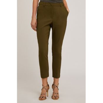 Pantaloni crop cambrati