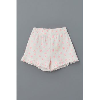 Pantaloni scurti cu imprimeu floral