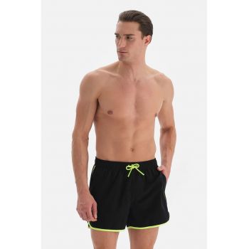 Pantaloni scurti de baie cu snur si buzunare laterale