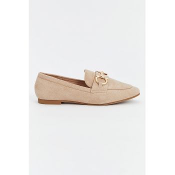 Pantofi loafer din piele intoarsa sintetica