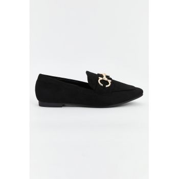 Pantofi loafer din piele intoarsa sintetica