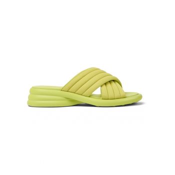Papuci wedge din material textil Spiro 27483
