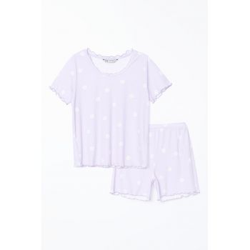 Pijama scurta cu model floral