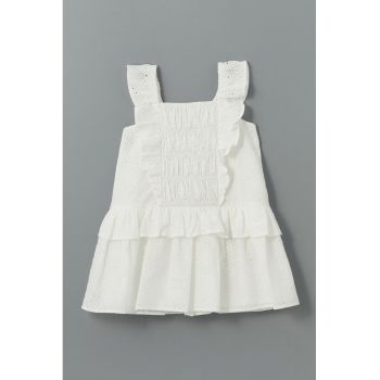 Rochie evazata cu model uni