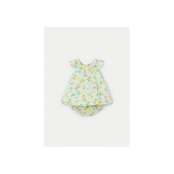 Rochie fete -  139055 - Verde - Bumbac