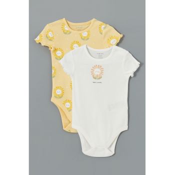 Set de body-uri cu maneci scurte - 2 Piese