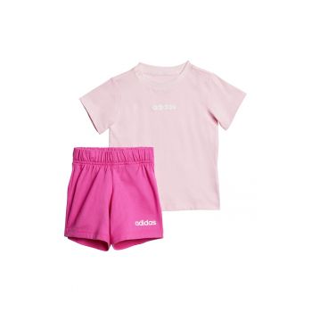 Set de pantaloni scurti si tricou din bumbac - 2 Piese