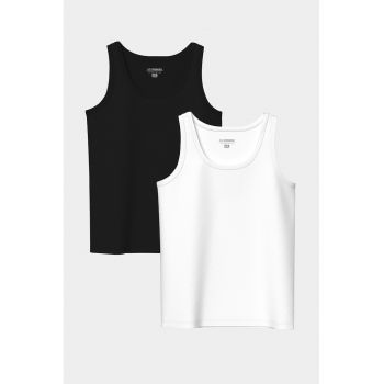Set de top-uri din bumbac - 2 piese