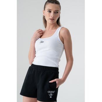 Top striat cu logo