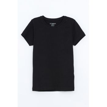 Top termic din amestec de bumbac cu model uni