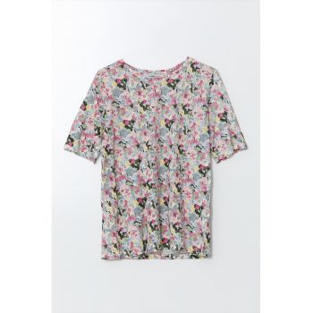 Tricou cu animal print