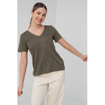 Tricou cu decolteu in V Balga