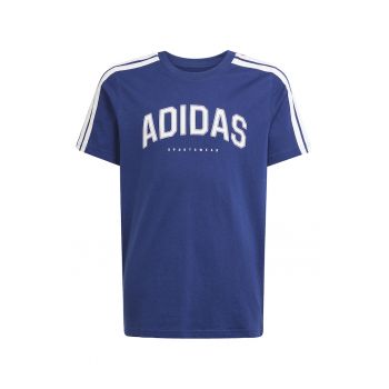 Tricou cu decolteu la baza gatului si logo