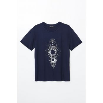 Tricou cu imprimeu ezoteric