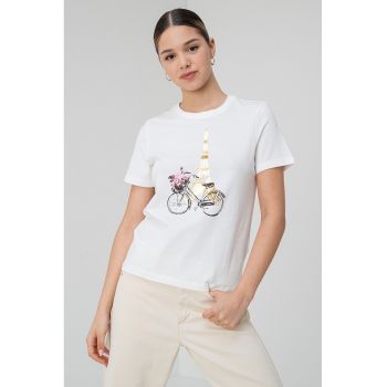 Tricou cu imprimeu grafic Kita