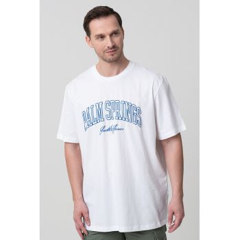 Tricou cu imprimeu text Detroit