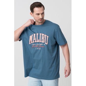 Tricou cu imprimeu text Detroit