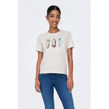 Tricou de bumbac organic cu imprimeu