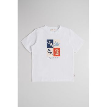 Tricou din bumbac cu imprimeu Canggu