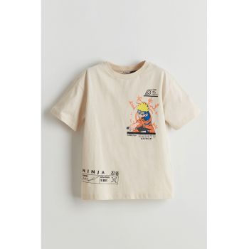 Tricou din bumbac cu imprimeu desene animate